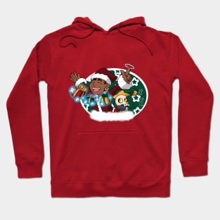 Santa Gus and Elf King Hoodie